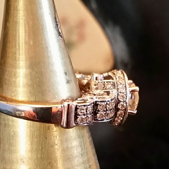 Le Vian Ladies 14KT White Gold Diamond Size 5.25 - Picture 3 of 8